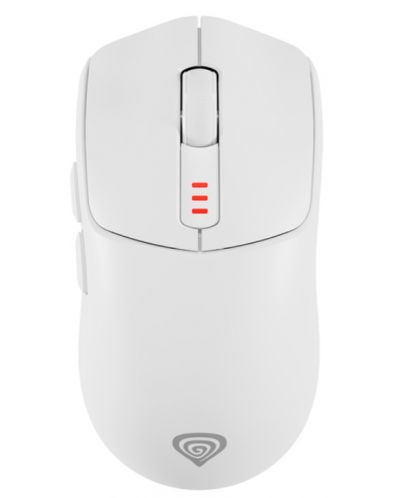 Mouse de gaming Genesis - Zircon 500, optic, wireless, alb - 1