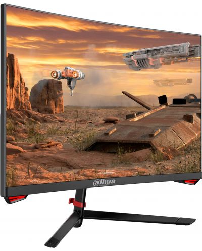 Monitor gaming Dahua - LM24-E230C, 23.6'', FHD, 165Hz, 1ms, Curved, VA, черен - 2