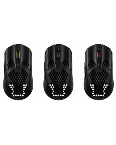 Mouse de gaming HyperX - Pulsefire Haste, optic, wireless, negru - 6