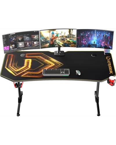 Birou pentru gaming Ultradesk - Frag XXL, aur - 5