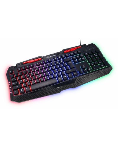 Tastatură de gaming Roxpower - T-Rox ST-GKB8161M Screamforce, negru - 2