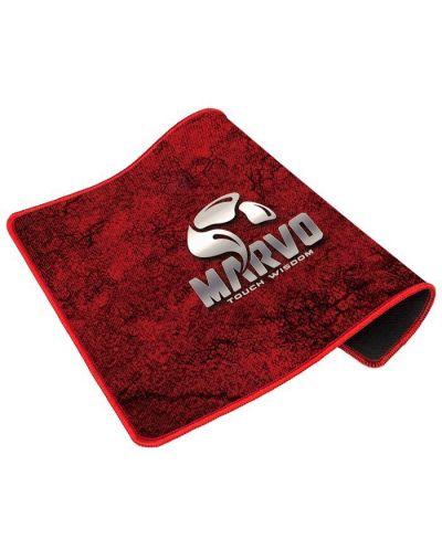 Mouse pad de gaming Marvo - G39, L, moale, rosu - 3