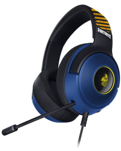 Căști gaming Razer - Kraken V3 X Fortnite Ed., negre/albastre - 4