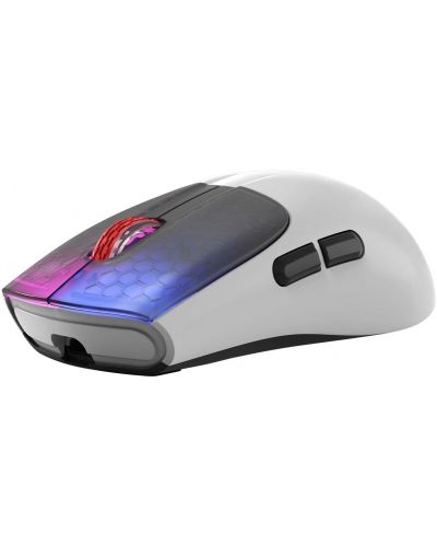 Mouse gaming Marvo - Monka Vero G966W, optic, wireless, alb - 3