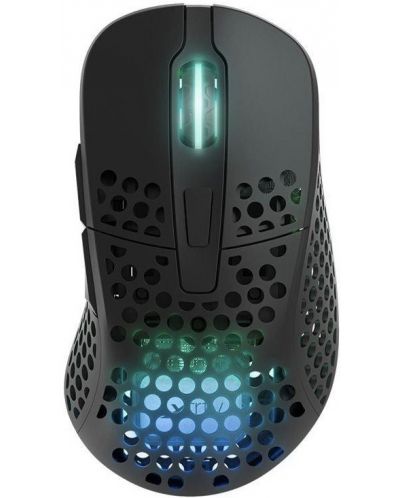 Mouse gaming Xtrfy - M4, optic, wireless, negru - 1