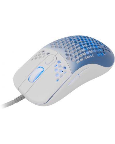 Set mouse și pad pentru gaming  White Shark - MEGALODON, син/alb  - 4