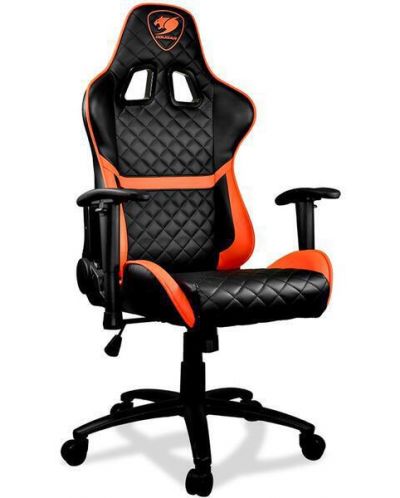 Scaun gaming COUGAR - Armor One, negru/portocaliu - 3