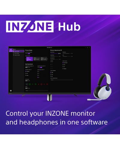 Monitor Gaming Sony - INZONE M9, 27”, 4K, 144Hz, 1ms, G-SYNC - 9