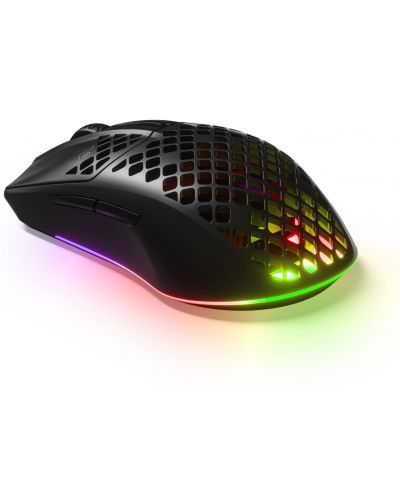 Mouse gaming SteelSeries - Aerox 3 (2022), wireless, negru - 3