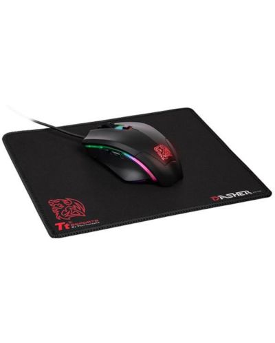 Kit gaming Thermaltake - mouse Talon Elite RGB, optică, mouse pad, negru - 2