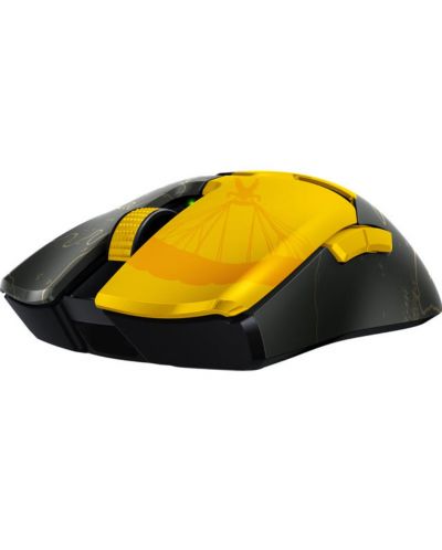 Mouse de gaming Razer - Viper V2 Pro - PUBG Ed., optic, wireless, negru/galben - 2