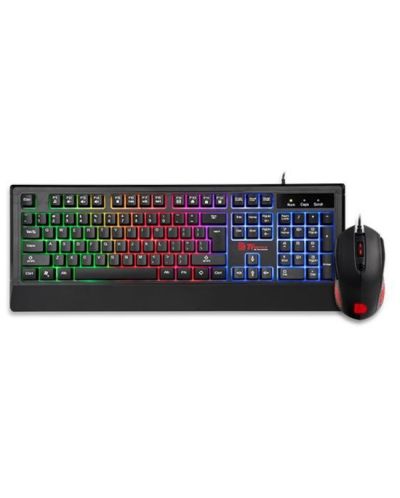 Kit gaming Thermaltake - Challenger Combo, tastatură, mouse, negru - 2