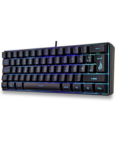 SureFire Gaming Keyboard - KingPin X1 60%, RGB, negru - 3
