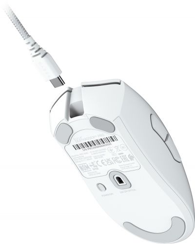 Mouse de gaming Razer - DeathAdder V3 Pro, optic, wireless, alb - 7