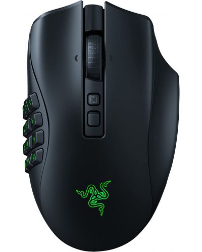 Mouse de gaming Razer - Naga V2 Pro, optic, wireless, negru - 1