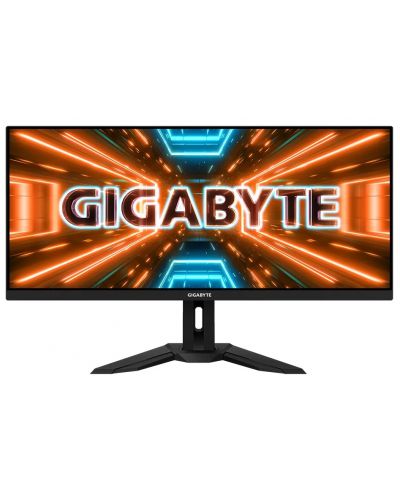Monitor gaming GIGABYTE - M34WQ-EK, 34", 144Hz, 1ms, negru - 1