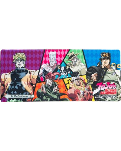 Mouse pad gaming Grupo Erik - JoJo's Bizarre Adventure, XL, moale, multicolor - 3