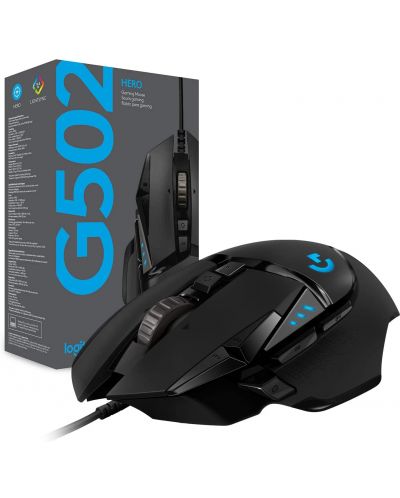 Mouse gaming Logitech - G502 Hero, negru - 12