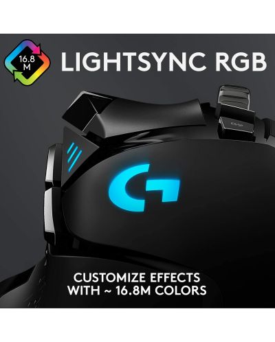 Mouse gaming Logitech - G502 Hero, negru - 9