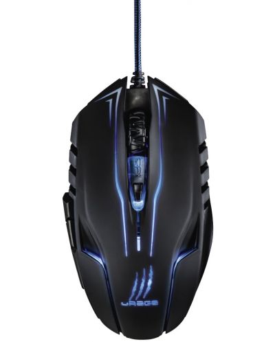 Mouse gaming Hama - uRage Reaper Ess, optic, negru/albastru - 1