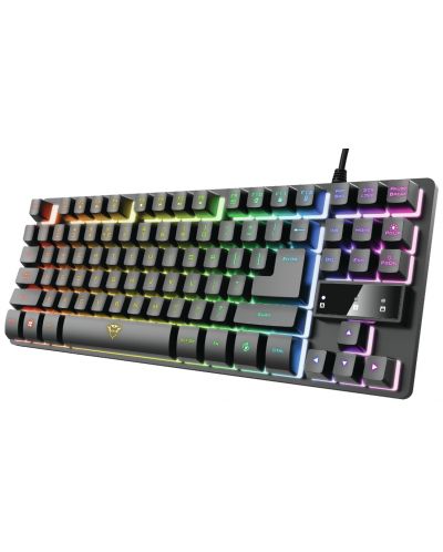 Tastatură gaming Trust - GXT 833 Thado, RGB, neagră - 2