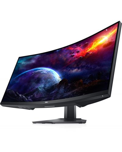 Gaming monitor Dell - S3422DWG, 34", QHD, 144Hz, 1ms, VA, Curved - 2