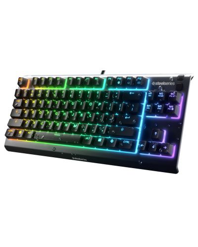 Tastatura gaming SteelSeries - Apex 3 TKL, RGB, US, neagra - 4
