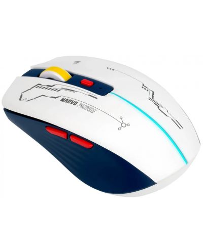 Mouse gaming Marvo - M796W, optic, wireless, alb - 3