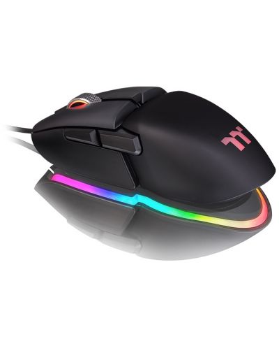 Mouse gaming Thermaltake - ARGENT M5 RGB, optic, cu fir, negru - 2