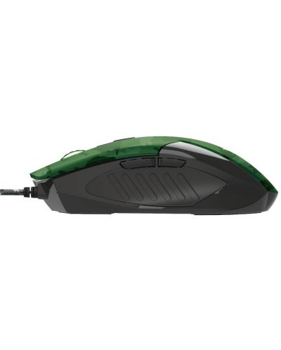 Set gaming mouse și pad Trust - GXT 781 Rixa Camo, verde - 5