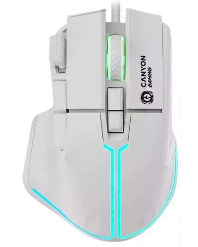 Mouse gaming Canyon - Fortnax, optic, alb - 1