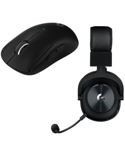 Căști și mouse gaming Logitech - PRO X, wireless , negru - 1