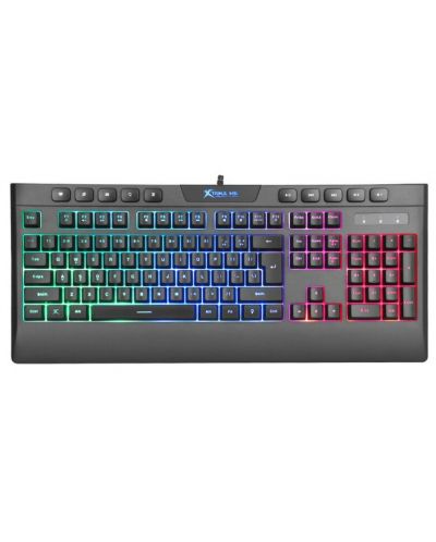 Tastatură pentru jocuri Xtrike ME - KB-508 RO, Rainbow, negru - 1