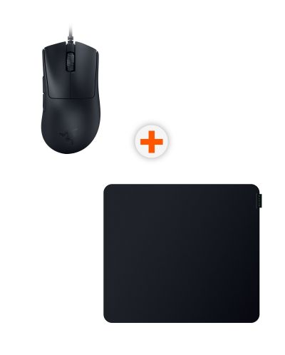 Mouse gaming și mouse pad Razer - DeathAdder V3 + Sphex V3 L, negru - 1