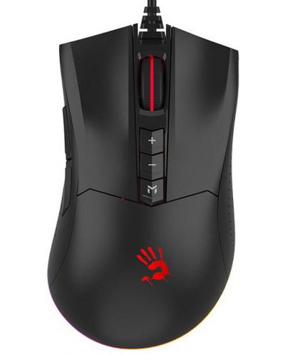 Mouse de gaming A4tech - Bloody ES9 Esports, optic, negru - 1