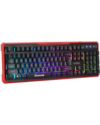 Tastatura de gaming Marvo - K629G, negru/rosu - 3