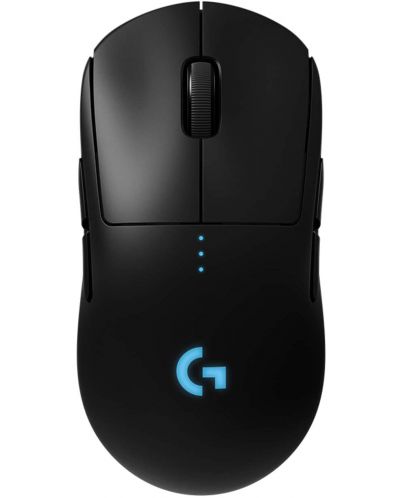 Mouse gaming Logitech - G Pro, optic, 16K DPI, wireless, negru - 1