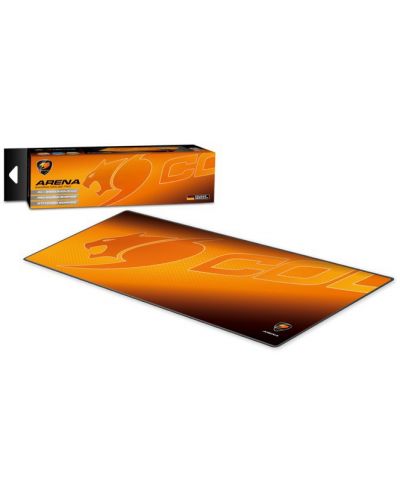 Mouse pad de gaming COUGAR - Arena, XL, moale, portocalie - 2