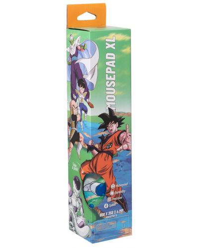Mouse pad pentru gaming Erik - Dragon Ball Z, XL, multicoloră - 2