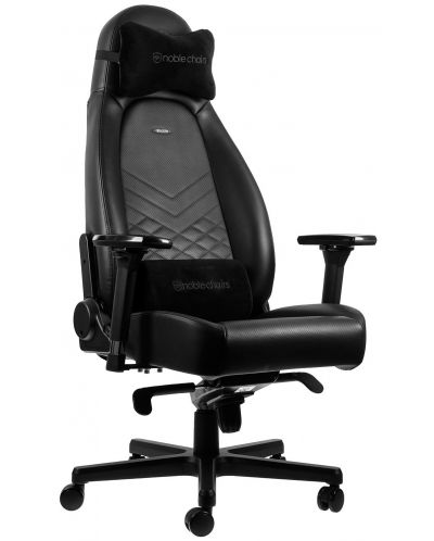 Scaun gaming noblechairs - ICON, piele ecologica, negru