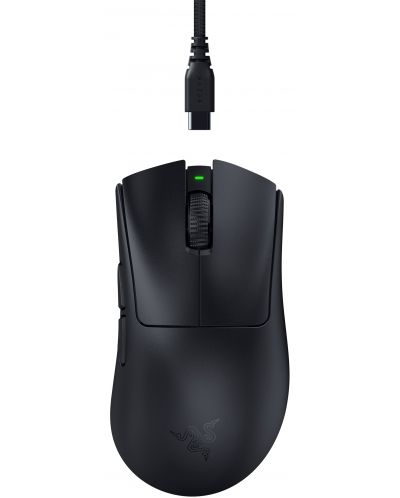 Mouse gaming Razer - DeathAdder V4 Pro, optic, wireless, negru