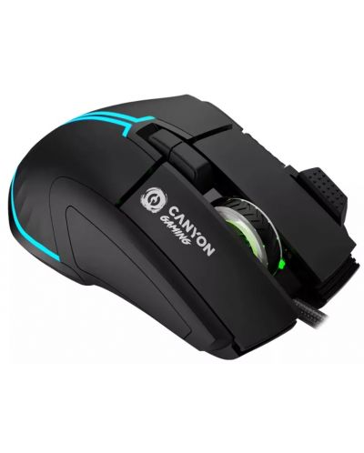 Mouse gaming Canyon - Fortnax, optic, negru - 2