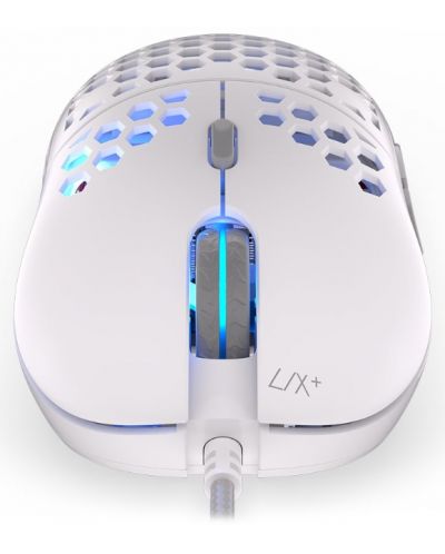 Mouse de gaming Endorfy - LIX Plus, optic, Onyx White - 6