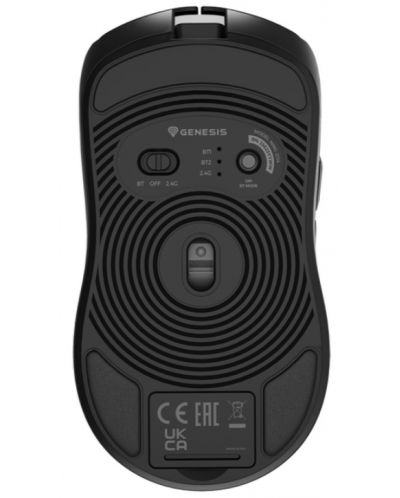 Mouse de gaming Genesis - Zircon 500, optic, wireless, negru - 9