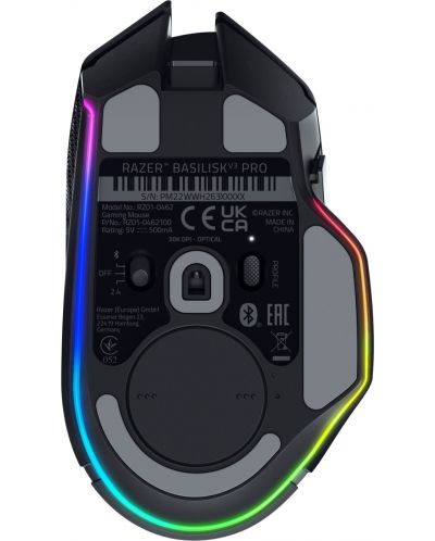 Mouse de gaming Razer - Basilisk V3 Pro, optic, wireless, negru - 8