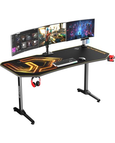 Birou pentru gaming Ultradesk - Frag XXL, aur - 6