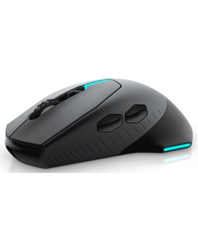Mouse de gaming Alienware - 610M, optic, wireless, Dark Side of the Moon - 3