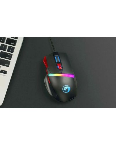 Mouse gaming Marvo - G944 RGB, optic, negru - 8