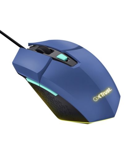 Mouse gaming Trust - GXT109 Felox, optic, albastru - 3