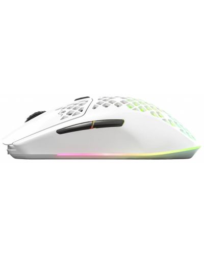 Mouse gaming SteelSeries - Aerox 3 (2022), wireless, alb - 4